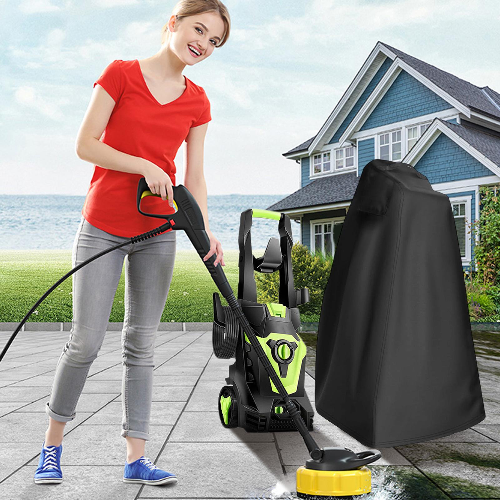 Outdoor Power Washer Storage - ผ้าคลุมเครื่องฉีดน้ำแรงดันสูงสำหรับใช้งานกลางแจ้ง ทนทานต่อรังสียูวี ป้องกันอย่างดี พร้อมที่เก็บ ผ้าคลุมป้องกันเครื่องฉีดน้ำแรงดันสูงไฟฟ้า