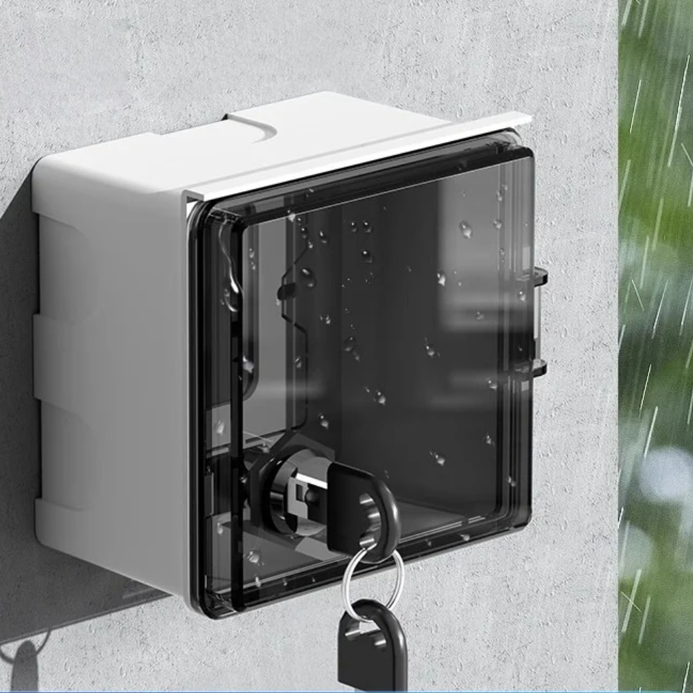 Outdoor Power Point Cover - 1 ชิ้น 86 ประเภทซ็อกเก็ตล็อคได้กล่องกันน้ำกันฝุ่นกลางแจ้งสวิตช์กันน้ำกระเซ็นซ็อกเก็ตฝาครอบป้องกันการกระแทก