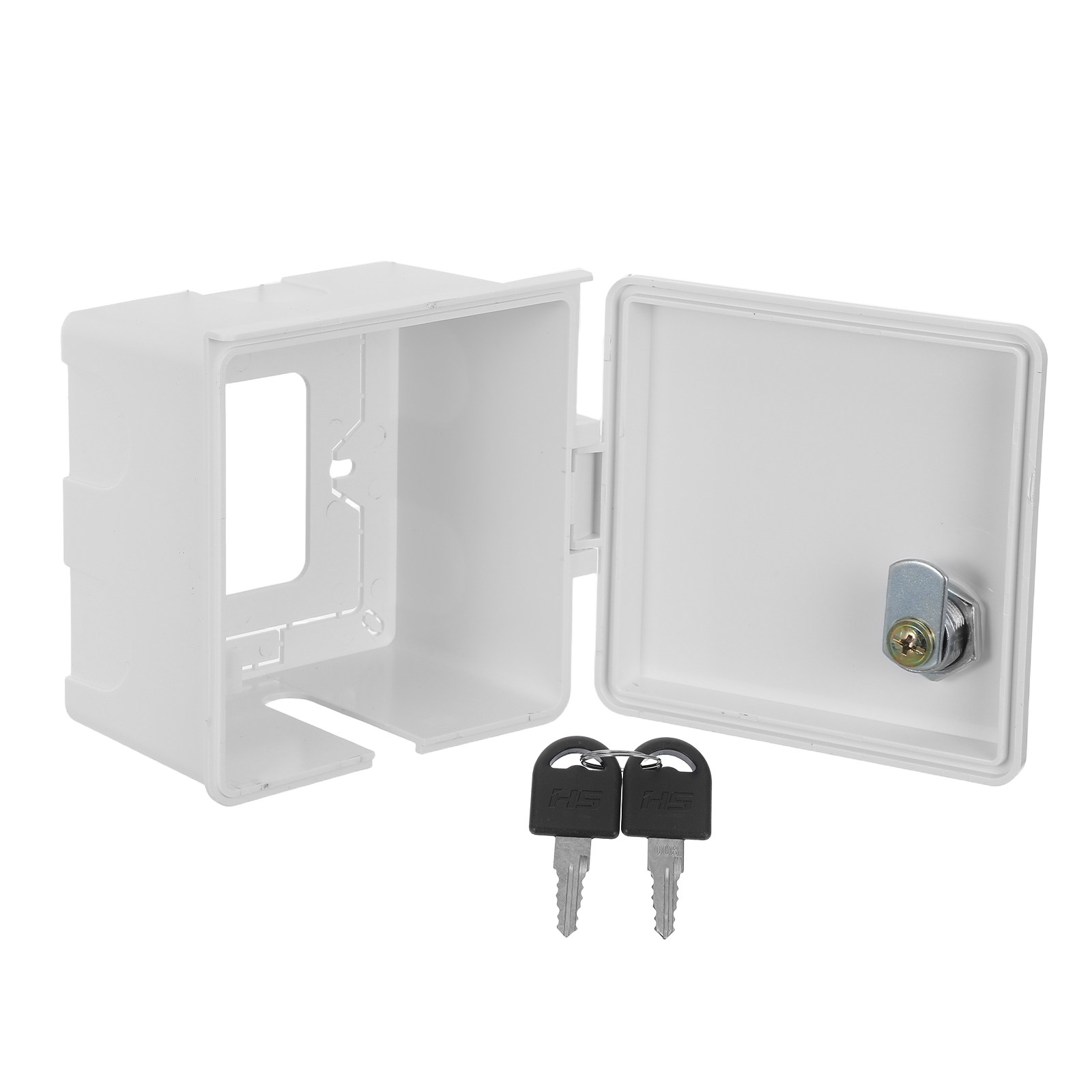 Outdoor Power Point Cover - ฝาครอบกล่องเต้ารับกันน้ำพร้อมกุญแจล็อค ฝาครอบเต้ารับไฟฟ้ากลางแจ้ง ฝาครอบเต้ารับไฟฟ้ากันน้ำพร้อมกล่องใส่เต้ารับแบบมีกุญแจล็อค