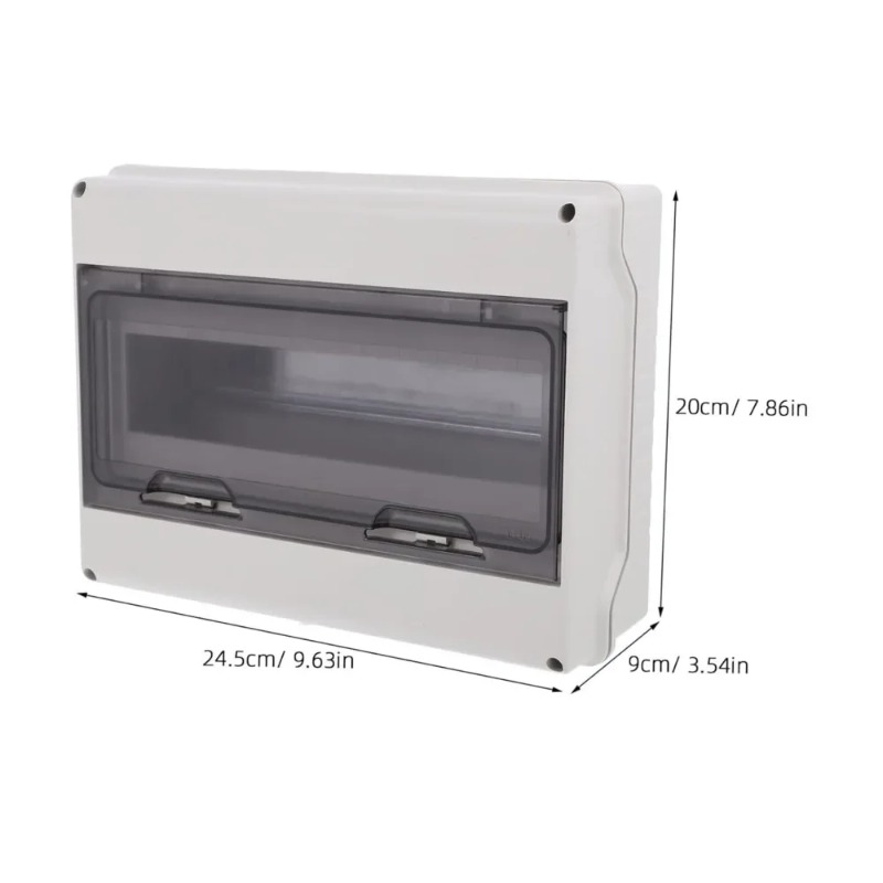 Outdoor Power Supply Box - กล่องรวมสายไฟแบบกันน้ำ 12 ทาง สำหรับภายนอกอาคาร กล่องจ่ายไฟฟ้า พร้อมเบรกเกอร์