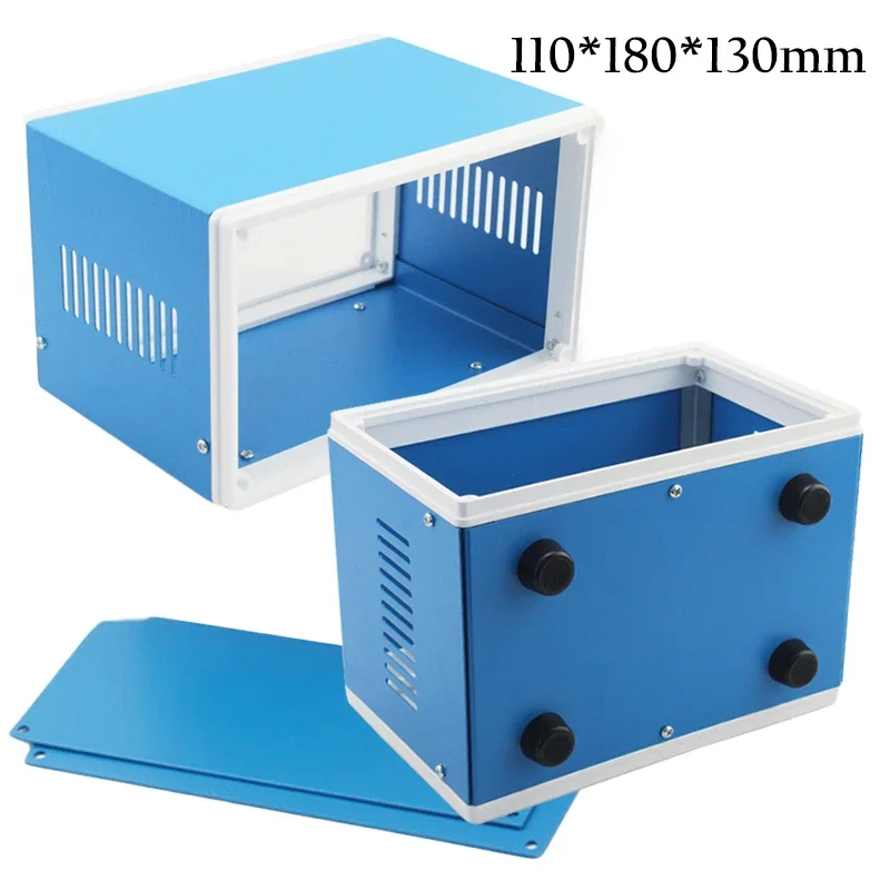 Outdoor Power Supply Box - DIY อิเล็กทรอนิกส์โลหะ Enclosure กลางแจ้งกันน้ำลวดกล่องเชื่อมต่ออิเล็กทรอนิกส์กล่องหุ้มอุปกรณ์อิเล็กทรอนิกส์สำหรับไฟฟ้าอุปกรณ์