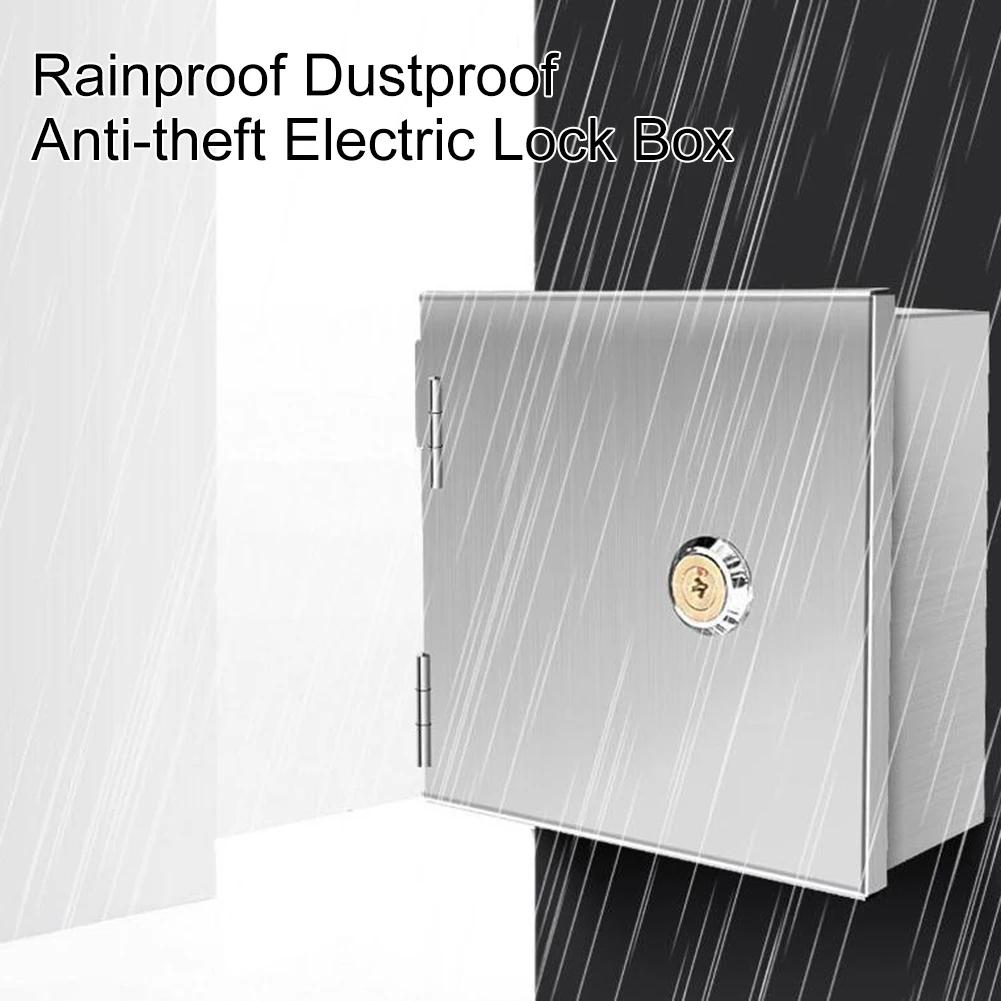 Outdoor Power Point Cover - กลอนล็อคกล่องไฟฟ้าสแตนเลสกันน้ำสำหรับปลั๊กไฟฟ้ากลางแจ้งพร้อมฝาครอบนิรภัยป้องกันการเปิดใช้งานโดยไม่ได้ตั้งใจ