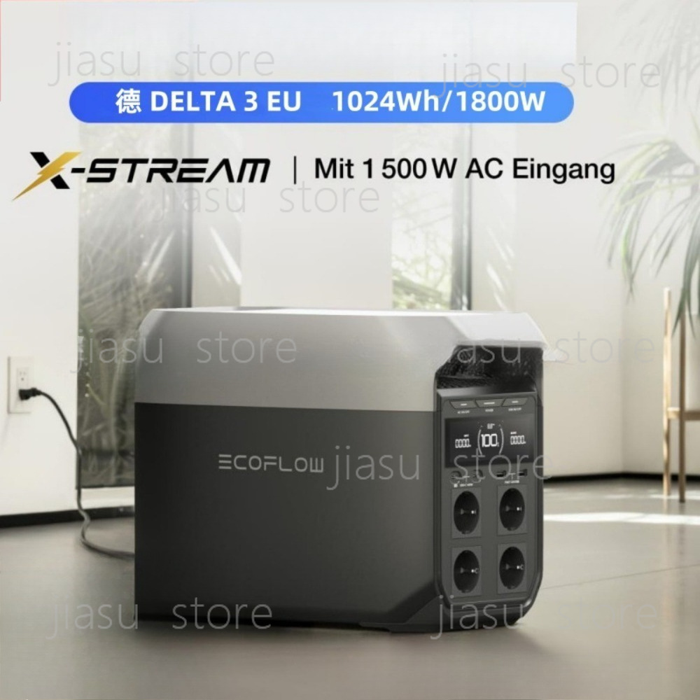 Outdoor Power Source - EcoFlow DELTA 3 สถานีพลังงานแบบพกพา รุ่น EU