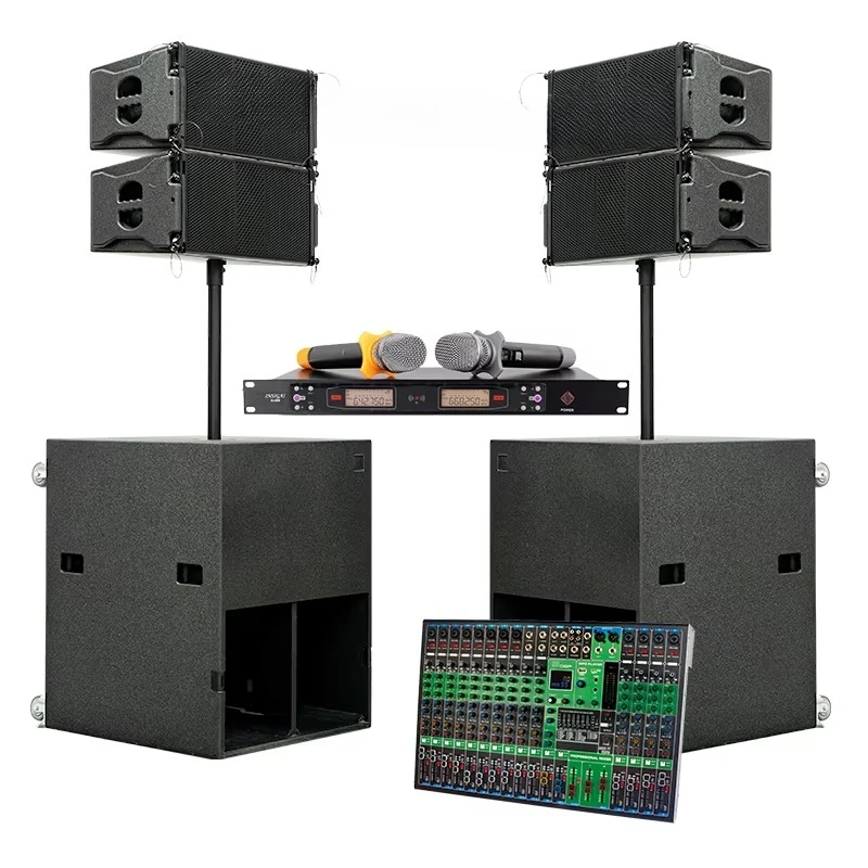 Outdoor Power Group - ระบบลำโพงไลน์อาร์เรย์แบบแขวนสำหรับเวทีกลางแจ้ง ระบบเสียงระดับมืออาชีพ ลำโพงไลน์อาร์เรย์แบบแอคทีฟ