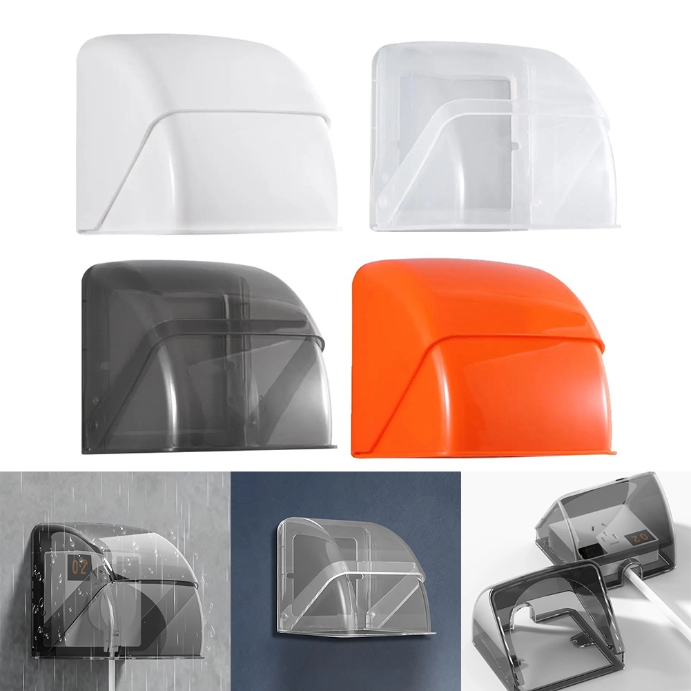 Outdoor Power Point Cover - กล่องเต้ารับไฟฟ้าแบบ 86 จำนวน 1 ชิ้น กล่องเก็บของกันน้ำแบบใส
