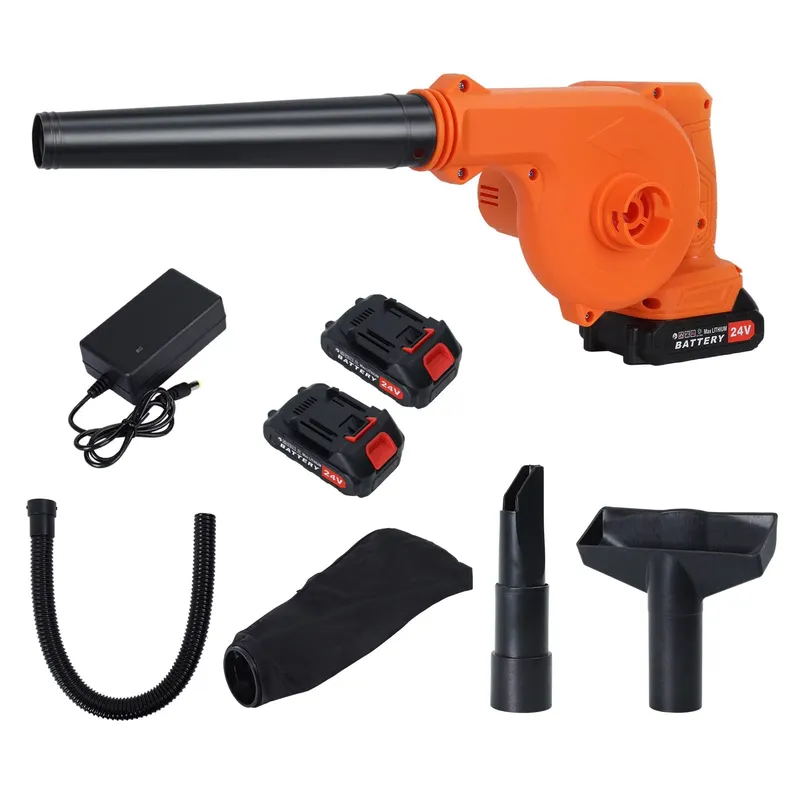 Leaf Blower Cordless - สำหรับเครื่องเป่าลมไร้สาย DIY 2in1 เป่าลมและดูดฝุ่น มอเตอร์ทองแดงแท้ 580W