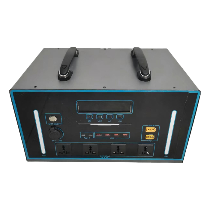 Power Outdoor - แบตเตอรี่ AC 2000w 2500w Lifepo4 พร้อมระบบ