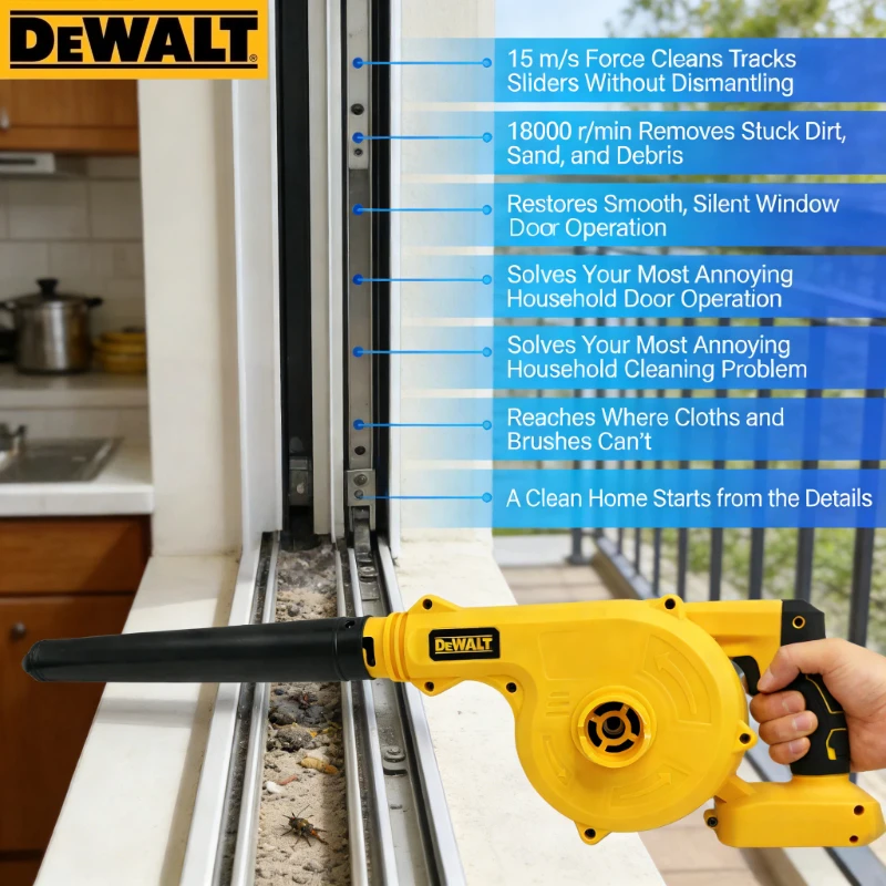Leaf Blower Cordless - เครื่องมือทำความสะอาดสนามหญ้า Dewalt Ultimate! เครื่องเป่าใบไม้และเครื่องดูดฝุ่นไร้สาย 2-in-1 ดีไซน์ไร้สาย