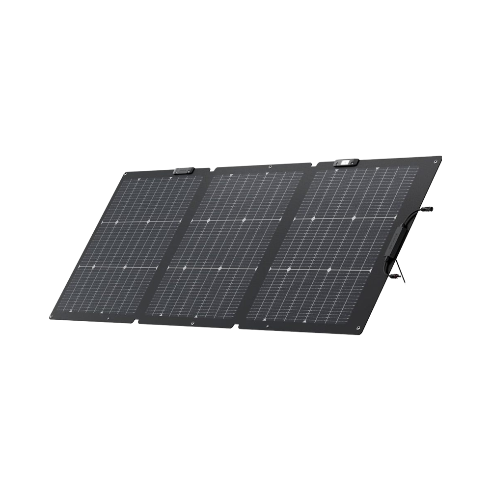 Power Outdoor - แผงโซลาร์เซลล์พับได้ 160 วัตต์ สถานีพลังงานแบบพกพา ขาตั้งปรับได้ กันน้ำ