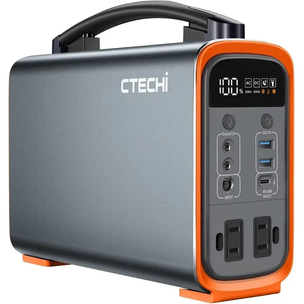 Outdoor Power Supply - 320Wh Lifepo4 แบบพกพา Power Station,เครื่องกําเนิดไฟฟ้าพลังงานแสงอาทิตย์ 200W