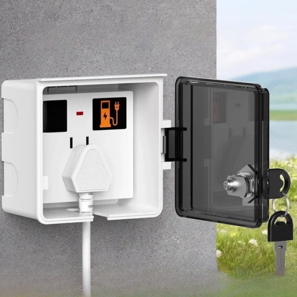 1 ชิ้น 86 ประเภทซ็อกเก็ตล็อคได - Outdoor Power Point Cover บทวิจารณ์และราคา