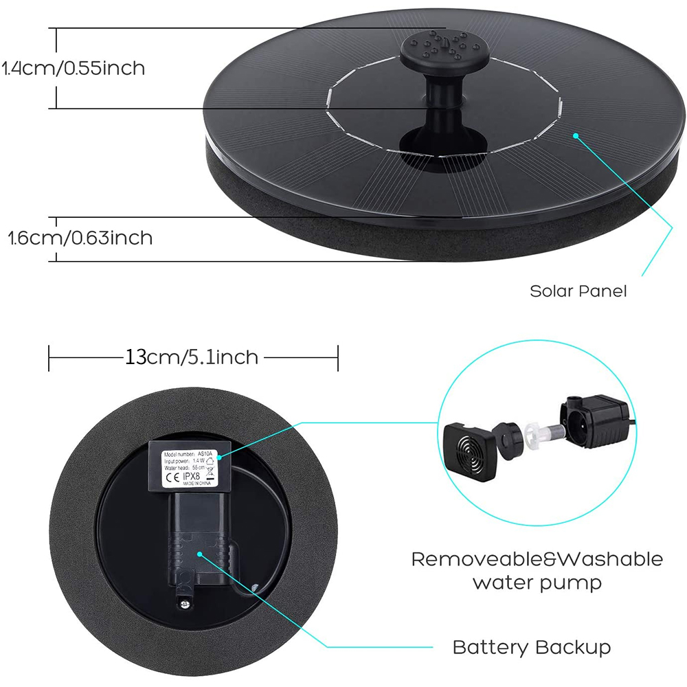 น้ำพุพลังงานแสงอาทิตย์ขนาดเล็ก - Outdoor Power Source บทวิจารณ์และราคา
