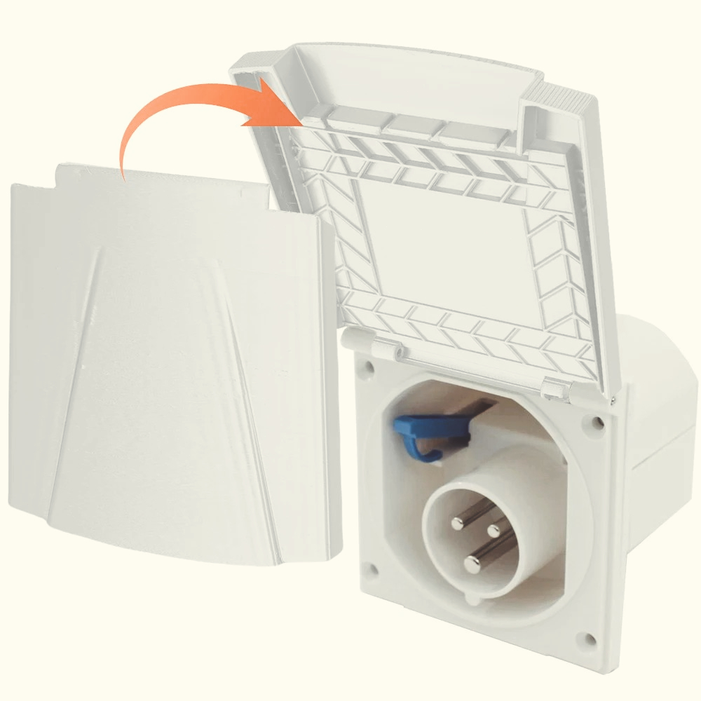 ฝาครอบปลั๊กไฟฟ้าสำหรับคาราวาน  - Outdoor Power Point Cover บทวิจารณ์และราคา