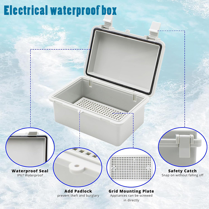 กล่องรวมสายไฟฟ้ากันน้ำ IP66 สำ - Outdoor Power Supply Box บทวิจารณ์และราคา
