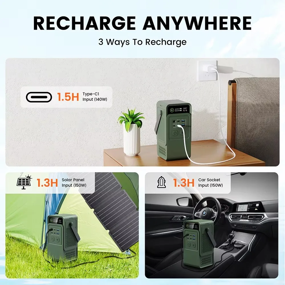 60000mAh 200W 192Wh Camping Po - Outdoor Power Source บทวิจารณ์และราคา