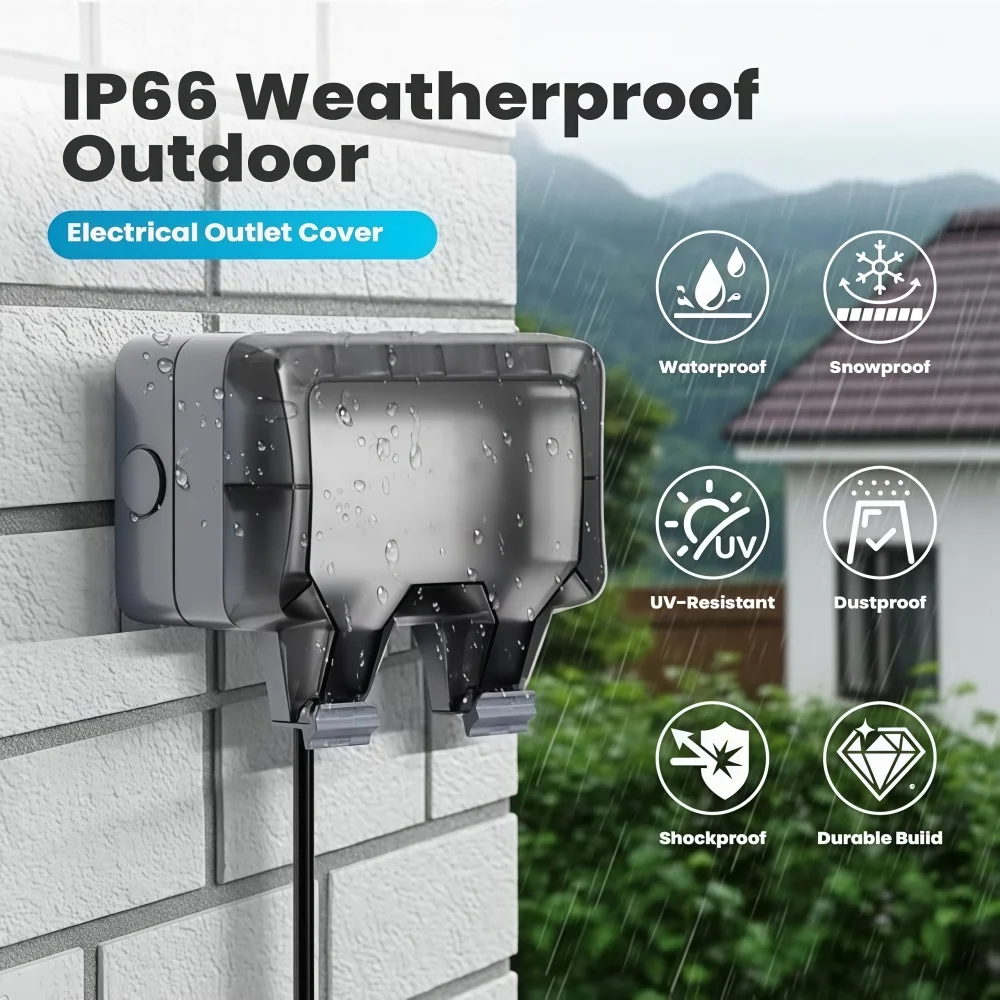 เต้ารับไฟฟ้ากลางแจ้งกันน้ำ, เต - Outdoor Power Point Cover บทวิจารณ์และราคา
