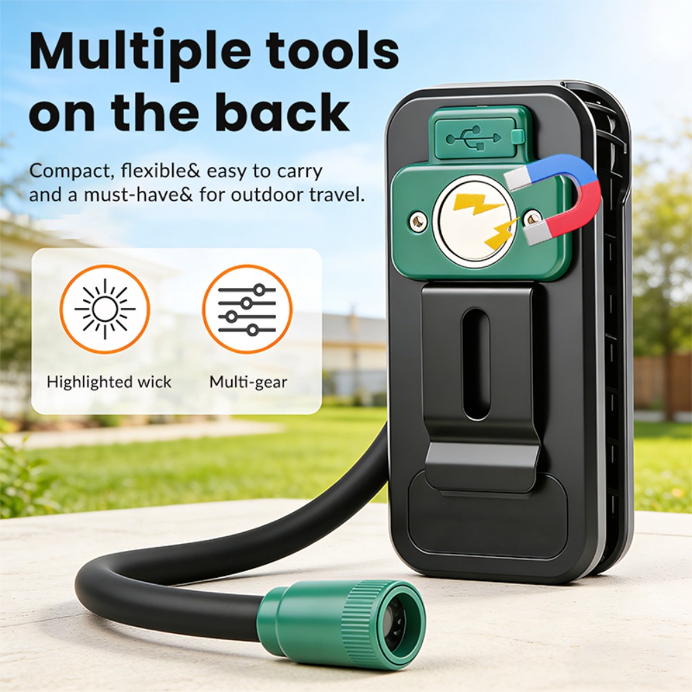 ไฟฉายแม่เหล็กแบบใหม่พร้อมคลิปห - Outdoor Power Supply บทวิจารณ์และราคา