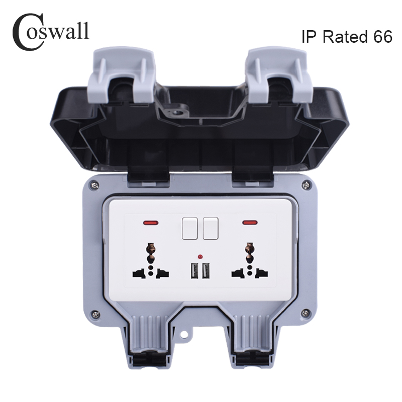Coswall IP66 Weatherproof กันน - Outdoor Usb Power Adapter บทวิจารณ์และราคา