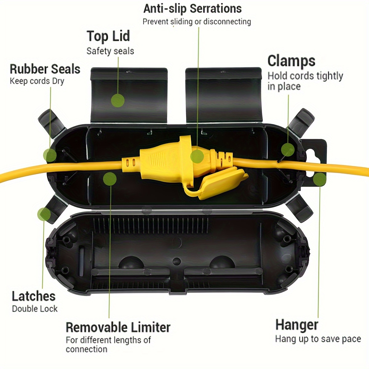 สายไฟต่อปลั๊กการเชื่อมต่อฝาครอ - Outdoor Power Point Cover บทวิจารณ์และราคา