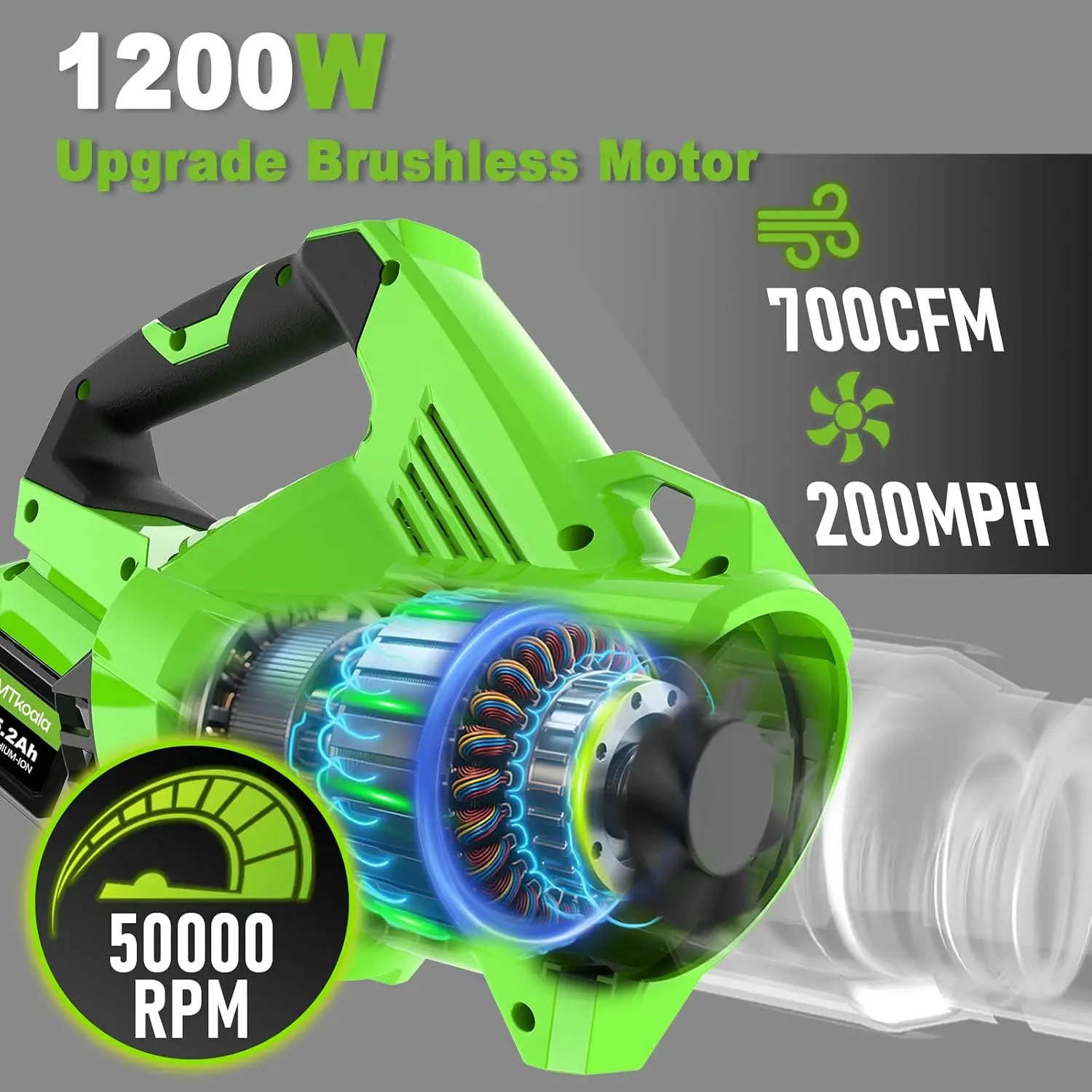 เครื่องเป่าใบไม้ไร้สายรุ่นขายด - Leaf Blower Cordless บทวิจารณ์และราคา