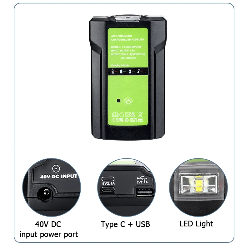 สำหรับ greenworks อะแดปเตอร์ชา - Outdoor Usb Power Adapter บทวิจารณ์และราคา