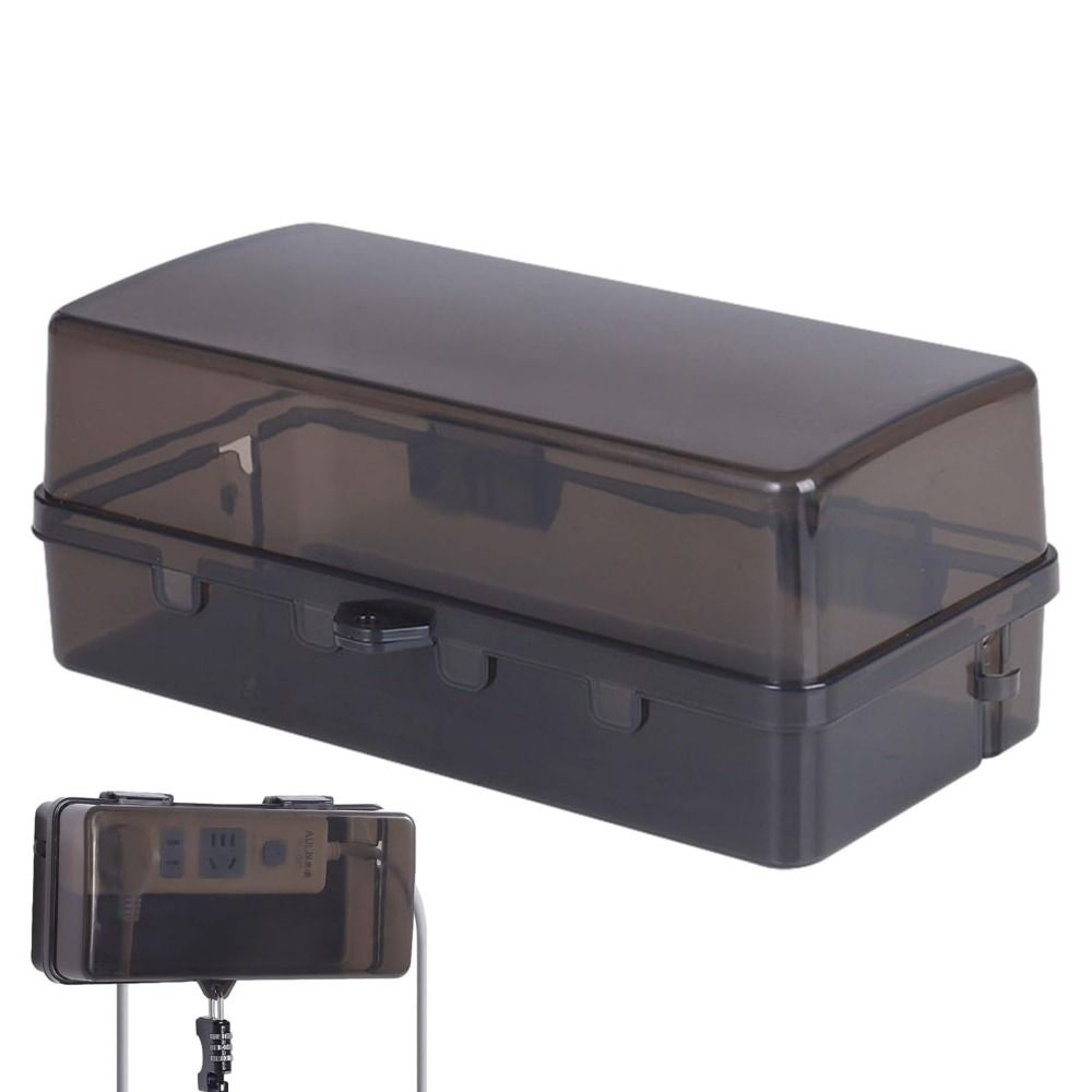 กล่องปลั๊กพลาสติกทนทาน กล่องจั - Outdoor Power Point Cover บทวิจารณ์และราคา