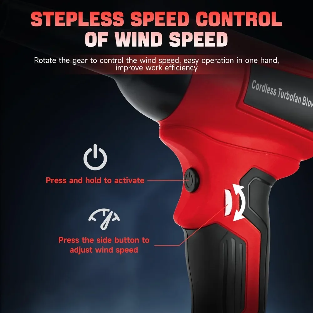 ไฟฟ้าไร้สาย Turbo Blower รุนแร - Leaf Blower Cordless บทวิจารณ์และราคา
