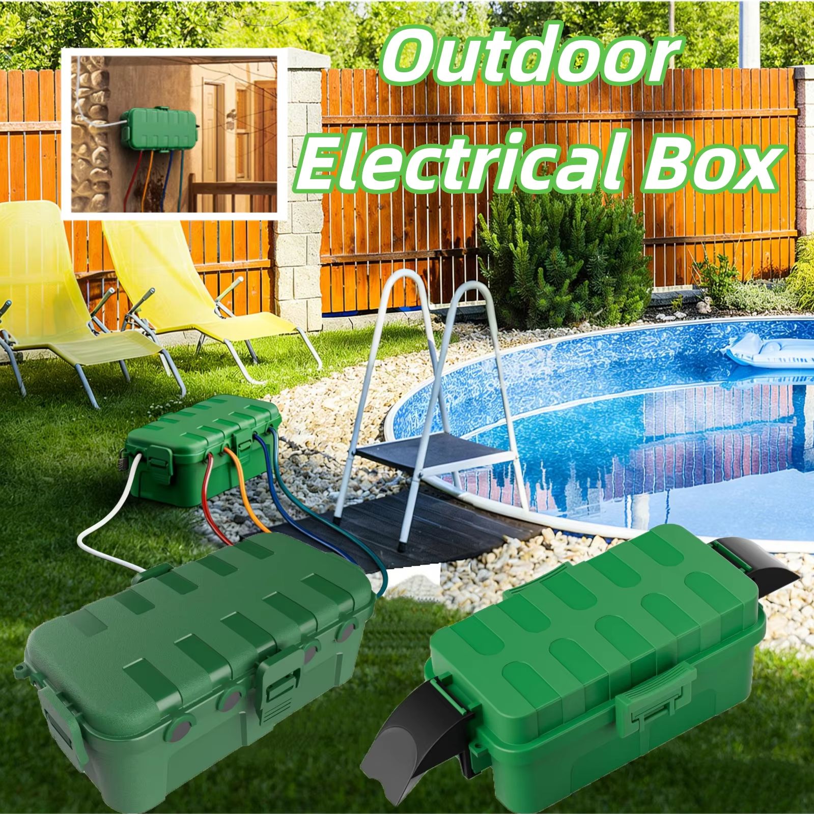 กล่องกันน้ำขนาดเล็ก IP55 สำหรั - Outdoor Power Point Cover บทวิจารณ์และราคา