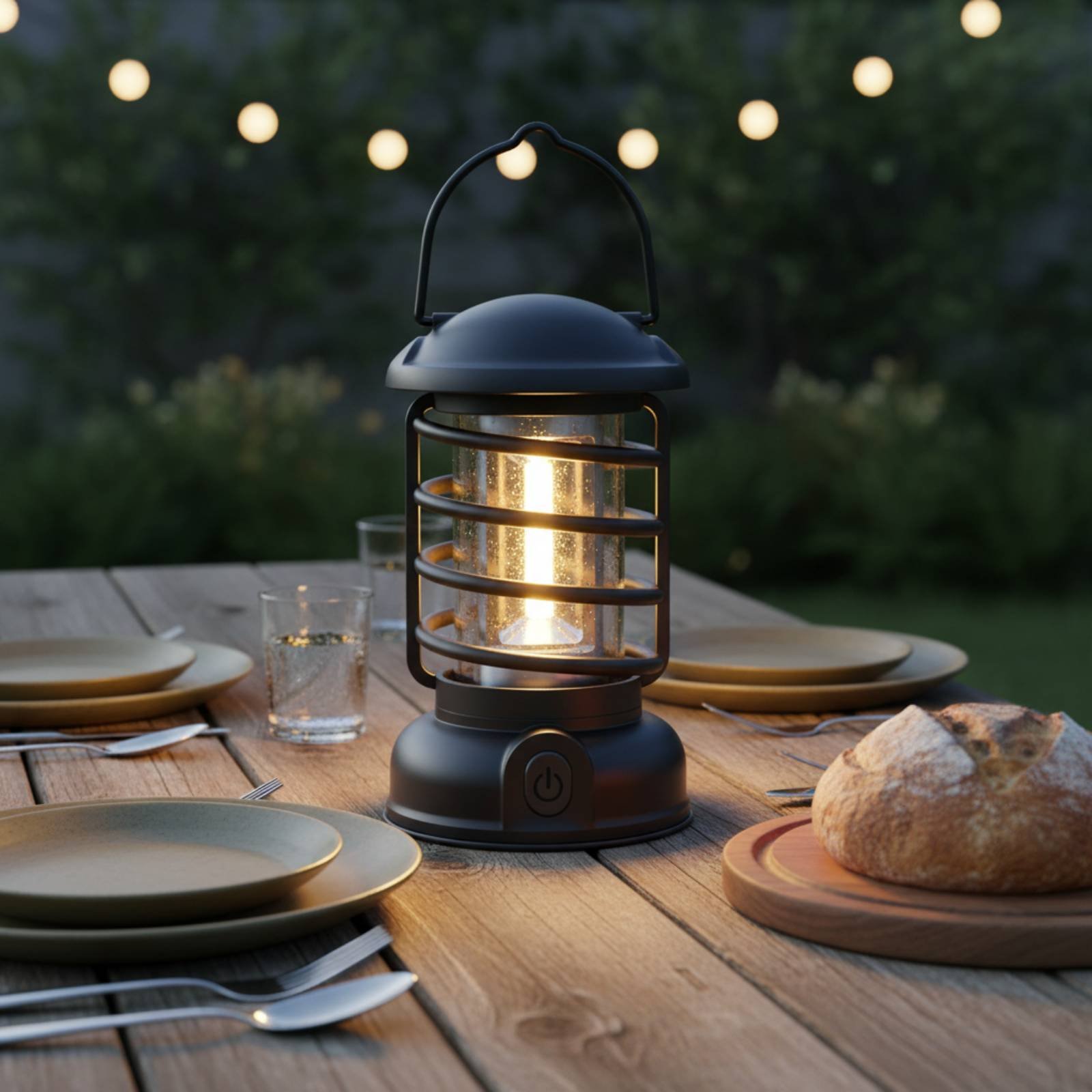 โคมไฟตั้งแคมป์สไตล์เรโทร แหล่ง - Outdoor Power Supply บทวิจารณ์และราคา
