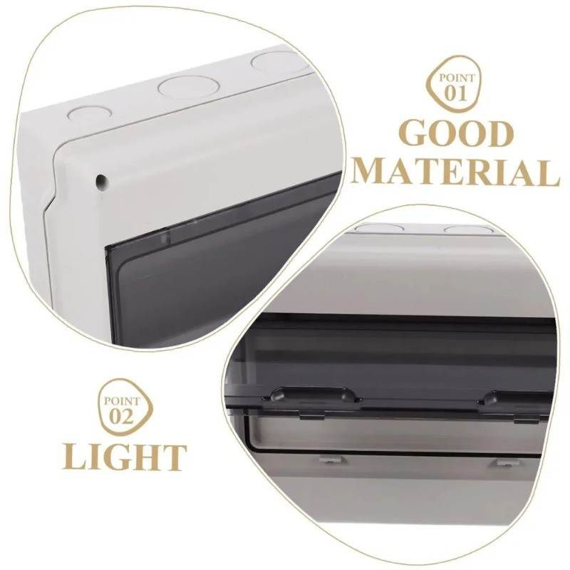 กล่องรวมสายไฟแบบกันน้ำ 12 ทาง  - Outdoor Power Supply Box บทวิจารณ์และราคา