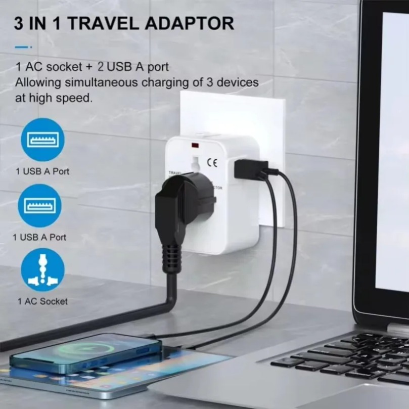 อะแดปเตอร์แปลงไฟแบบพับได้อเนกป - Outdoor Usb Power Adapter บทวิจารณ์และราคา
