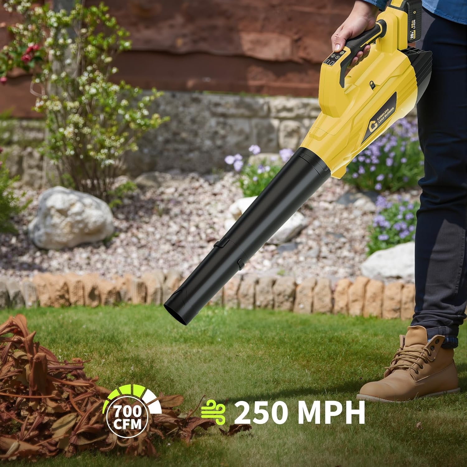 เครื่องเป่าลมไร้สาย 20V 700 CF - Leaf Blower Cordless บทวิจารณ์และราคา