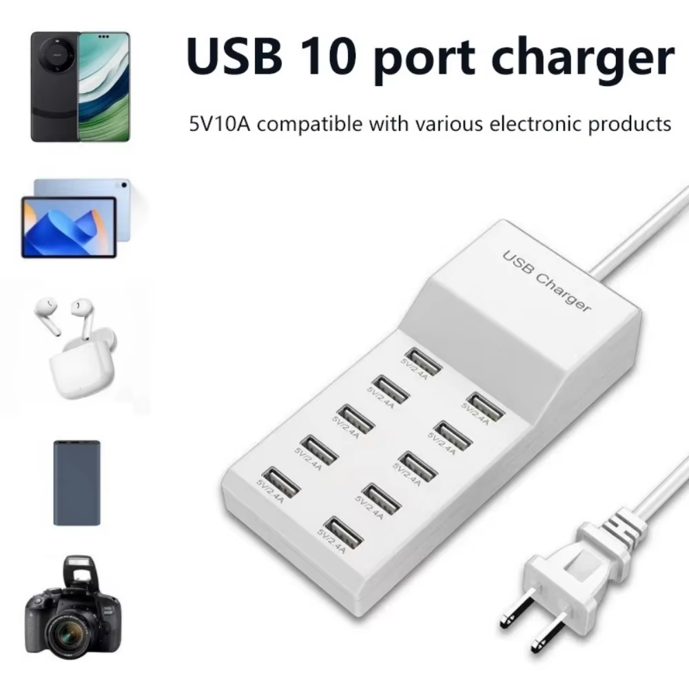 ฮับ USB 10 พอร์ต ชาร์จเร็ว อะแ - Outdoor Usb Power Adapter บทวิจารณ์และราคา