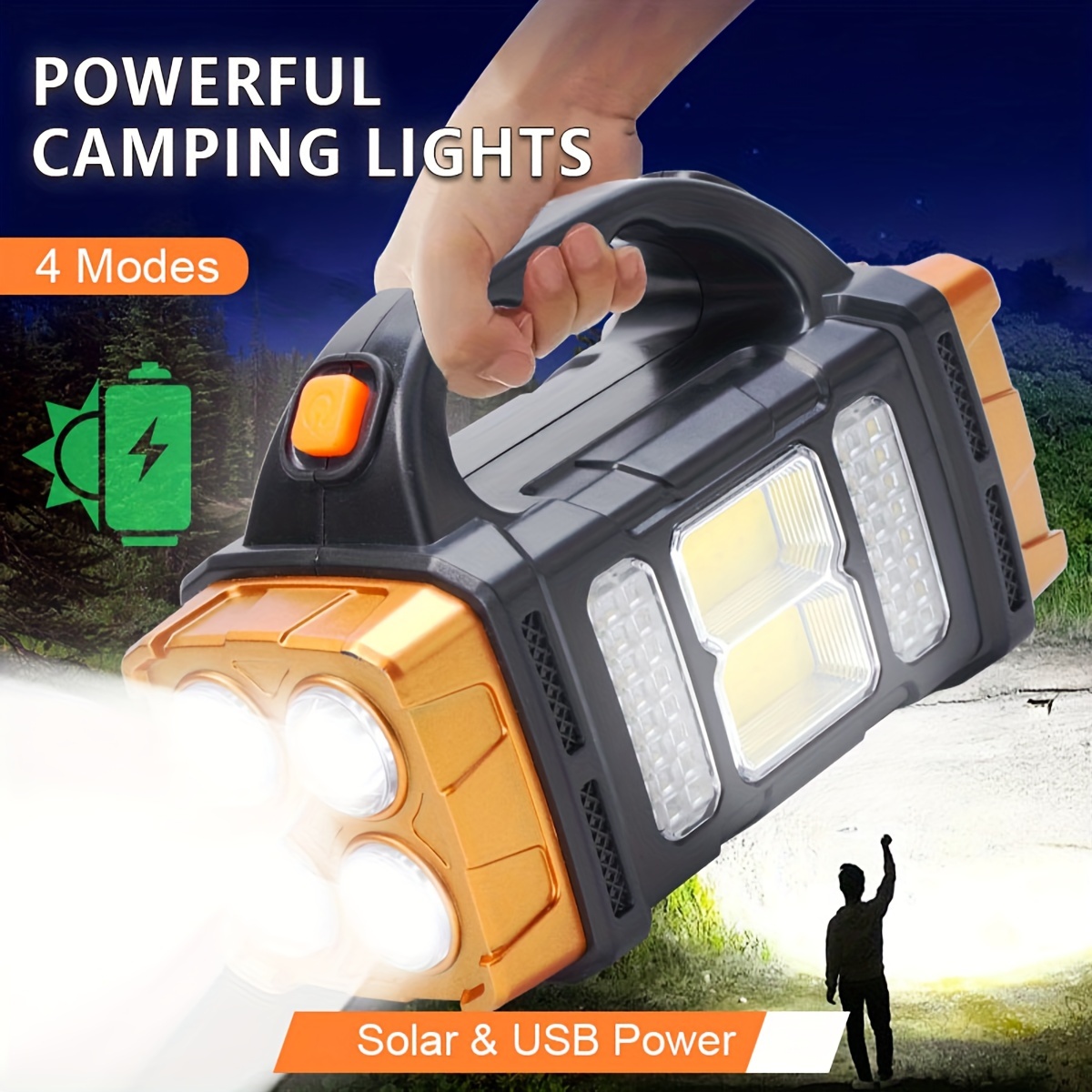 อัพเกรดใหม่ ไฟฉาย LED พลังงานแ - Outdoor Power Supply บทวิจารณ์และราคา