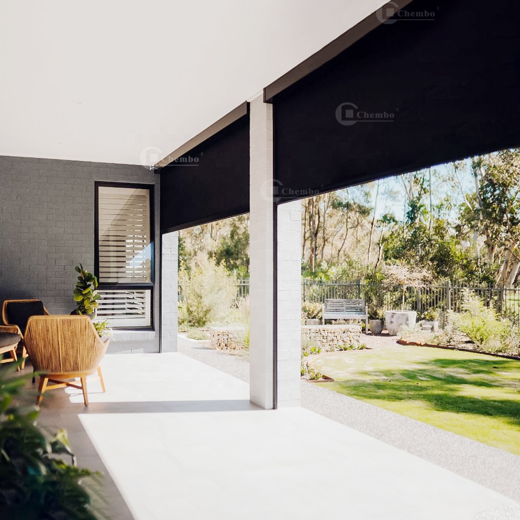 ม่านม้วนอัจฉริยะกันน้ำสำหรับภา - Outdoor Power Roller Shades บทวิจารณ์และราคา