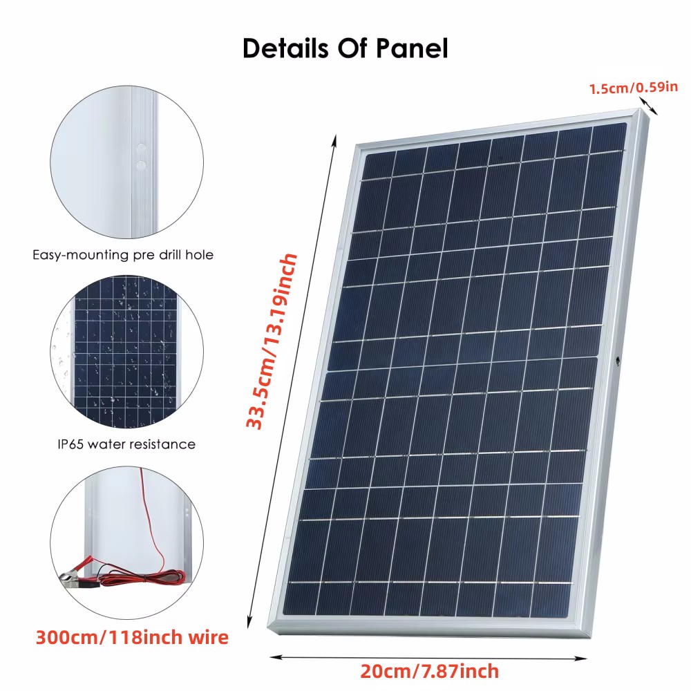 ชุดแผงโซลาร์เซลล์ 35W พลังงานแ - Outdoor Power Source บทวิจารณ์และราคา