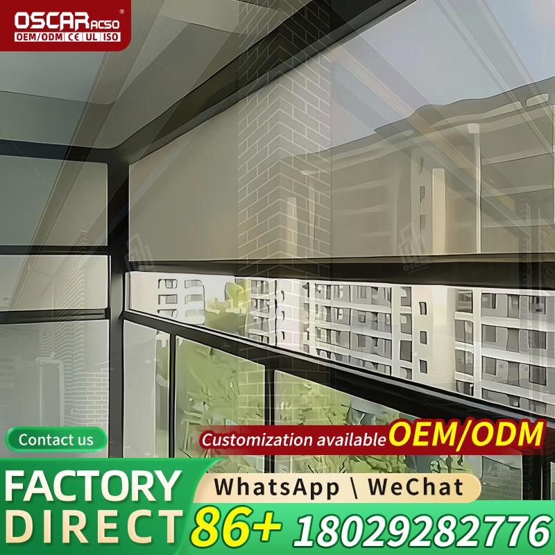 ชุดอุปกรณ์ปิดหลังคาระเบียงกลาง - Outdoor Power Roller Shades บทวิจารณ์และราคา