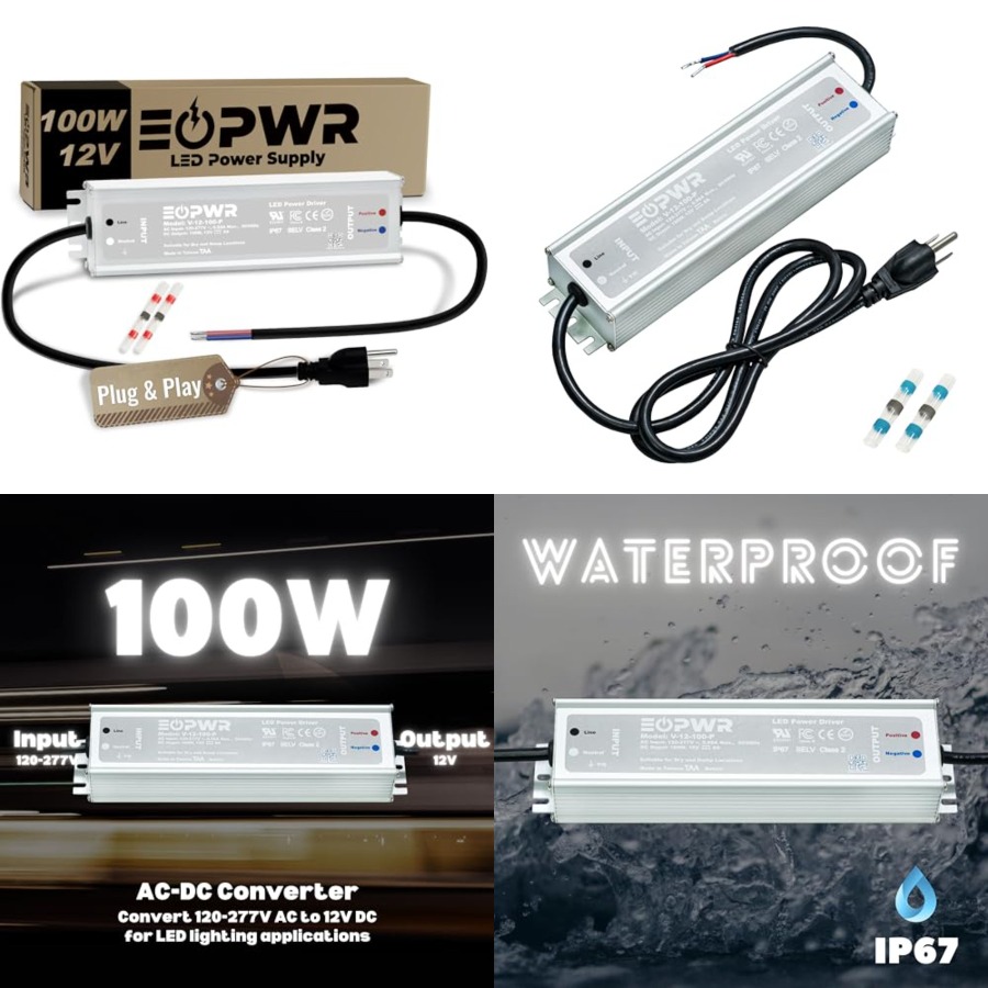 ไดร์เวอร์ LED กันน้ำ IP67 แหล่ - Outdoor Power Supply บทวิจารณ์และราคา