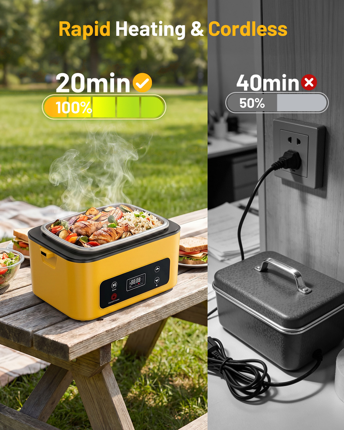 กล่องอาหารอุ่นแบบพกพา TaskStar - Outdoor Power Supply Box บทวิจารณ์และราคา