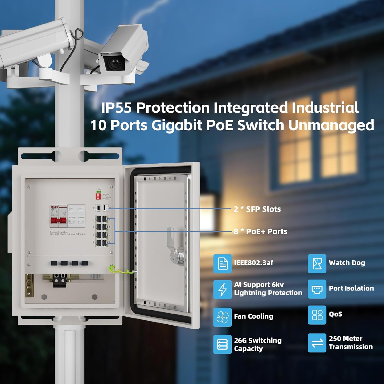 กล่องเครือข่ายอัจฉริยะสำหรับภา - Outdoor Power Supply บทวิจารณ์และราคา