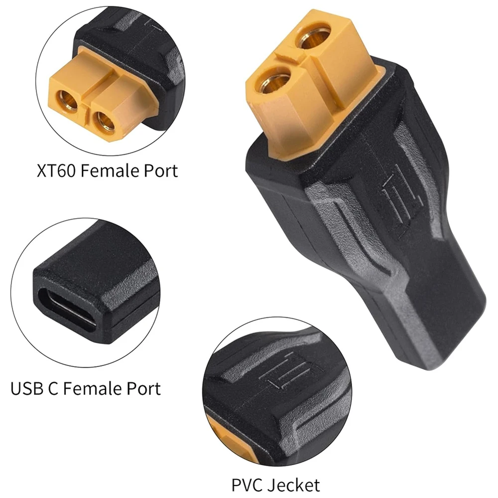 USB C ถึง XT60 อะแดปเตอร์แปลง  - Outdoor Usb Power Adapter บทวิจารณ์และราคา
