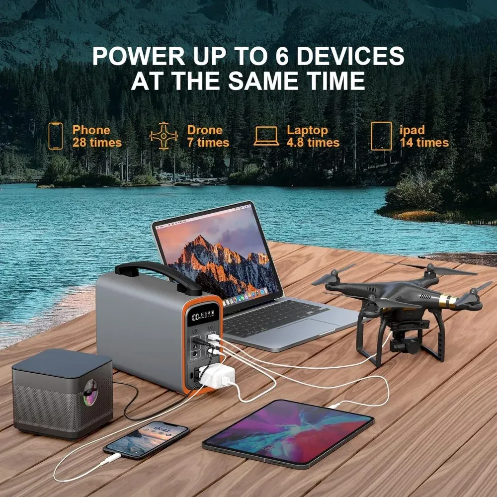 320Wh Lifepo4 แบบพกพา Power St - Outdoor Power Supply บทวิจารณ์และราคา