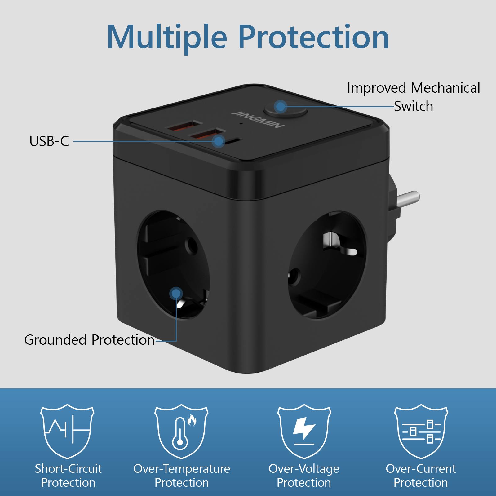 Wall SOCKET Extender พร้อมสวิต - Outdoor Usb Power Adapter บทวิจารณ์และราคา